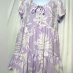Kiwi + Punch Lilac and White Floral Women's Dress (647) Purple Photo 4