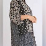 Umgee  Sheer Mixed Prints Tunic Dress S Photo 2