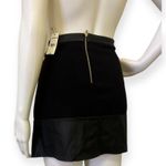 EXPRESS Faux Leather Mini Skirt Photo 2