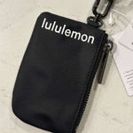 Lululemon  Dual Pouch Wristlet Black New With Tags Photo 2