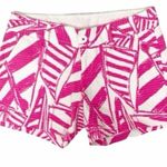 Lilly Pulitzer  Pink The Callahan Flat Front Shorts Sz 00 Photo 0