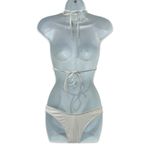 Lovewave White String Bikini Campbell Top Ryder Bottom Bathing Suit size XS NEW Photo 2