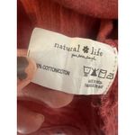 Natural Life  Shirt Dress Womens Size L Floral Georgia Gauzy Cotton Button up Photo 9