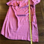 Krisa  Pink One Shoulder Mini Dress Size Medium New with tags Photo 4