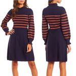 Eliza J Women's Stripped High Neck Knit Dress, L Photo 2