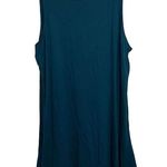 LOGO By Lori Goldstein LOGO Layers Lori Goldstein Teal Tunic Sleeveless Tank Top Women's Large Summer Photo 1
