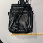wilson's leather  • Genuine Leather Vintage Black Small Bagpack Multiple Pockets Photo 13