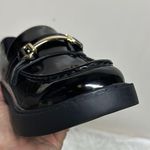 Madden Girl Madden Ambrosee Girl Black Loafers with Gold Accents Photo 4