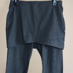 CAbi Women’s dark gray modest leggings with a asymmetric mini skirt attached Photo 3