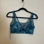 Athleta NWT  Exhale Printed Bra A-C Size Medium Photo 5