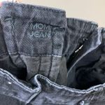 American Eagle  High Waist Paper Bag Mom Black Crop Jeans Photo 2