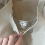 Aritzia  Babaton Sculpt Knit Bustier Tank Cropped Top Off White Medium Photo 8