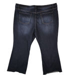 Terra & Sky  Jeans Womens 26W Crop Bootcut Raw Hems Distressed High Rise Stretch Photo 1