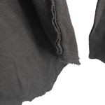 LA Made  Black V Neck Thermal Distressed Size Small New Photo 2