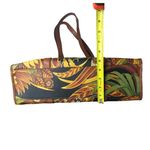 Salvatore Ferragamo  Jungle Coated Canvas Leather Shoulder Strap Tote Lined Bag Photo 10