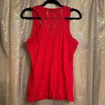 Y2K‎ Biker Clothing Company Red Skull Lace Back Classic Evil Tank Large Photo 1
