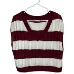 SO Sweater vest small oversized knit pull over sweater layering preppy equestrian Photo 1