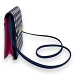 Liz Claiborne  KATHIA CROSSBODY Navy/White Gingham Photo 3