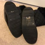 Tory Burch  Black Leather & Fur Winter Ankle Boots - Size 6 Photo 5