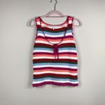 Candie's Multi Colored Knitted Tank Top Photo 0