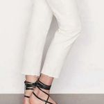 frame denim New Frame Le Garçon Crop Denim Jeans in Natural White size 32 Photo 6