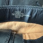 Sofft Black Leather Lace Up Tall Knee High Low Heel Riding Boots Size 7 Photo 8