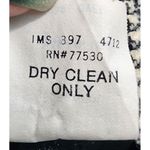 Montaldo's Houndstooth Pattern High Waist Pleated Trousers Black White sixe Size 26 Photo 6