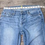 7 For All Mankind Josefina Skinny Boyfriend Light Blue Distressed Jeans Photo 6