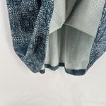 Tyler Boe Fit & Flare Dress Womens 4 Blue Crocodile Alligator Print Cap Sleeve Photo 6