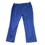 Lands' End  Mid Rise Slim Leg Cropped Pants Womens 8P Blue Petites Casual Office Photo 2