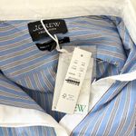 J.Crew NWT Collection Garçon Shirt Bows Blue White Striped Photo 3