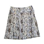 Pendleton Swingy Western Knee Length Skirt Gray Cream Cowgirl Horse Girl Cottage Photo 2