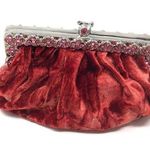 CLARA KASAVINA velvet, Swarovski Crystals clutch Photo 0