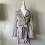 Armani Exchange Taupe Belted Lightweight Trench Coat – Size S Photo 1