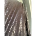 Misook NWT Dark Brown Open Front Snake Print Cardigan S Photo 9