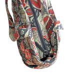 Vera Bradley  Floral Tote Bag - Red and Gray Photo 4