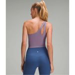 Lululemon  Ribbed Nulu Asymmetrical Yoga Tank Top in Purple Ash Photo 1