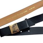 Kate Spade  Black and Gold Leather Bow Belt Photo 3