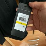 Guess  Wool Blend Black Coat Silver Hardware Belted Single Breasted Medium Photo 2