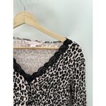 Victoria's Secret  Cardigan Size S Pink Black Cheetah Mean Girls Y2K Preppy Photo 3