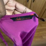 Sofia Vergara Sophia Vergara Fuchsia Sleeveless Tie Front Crop Blouse NWT Photo 5