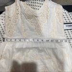 NEW Dolce Vita embroidery mini backless dress White Photo 5