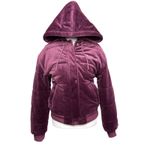 Champion  Velour Puffer Jacket/Coat Women's Size Small Purple Plum Streetwear Photo 1