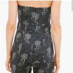 Tuckernuck NWT  Marnie floral top midnight posie Sz M black cream Photo 1