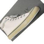 ALLSAINTS Size 9 Women's Jaxal Canvas High Top Sneakers White New In Box NEW Photo 0