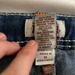 Mudd Vintage Y2K Denim Micro Low Rise Shorts Size 11 Juniors Photo 3