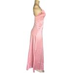 Dress Day Satin Maxi dress with Rosette NWT Pink Photo 6