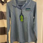 Life is Good Active Blue Quarter-Zip Sweatshirt women’s medium NWT Photo 0
