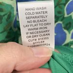 Rabbit Rabbit Rabbit Dress Women's 12 Green Floral Fit & Flare Maxi Sleeveless Photo 5