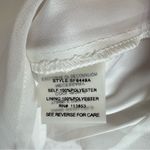 Pixley Jenner White Gray Neon Orange Beaded Embroidered Neckline Halter Top Size L Photo 5